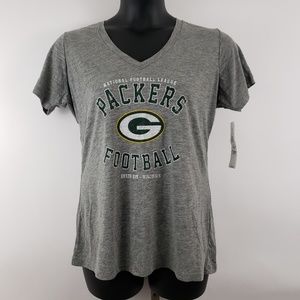 Green Bay Packers XXL Tee Gray NEW